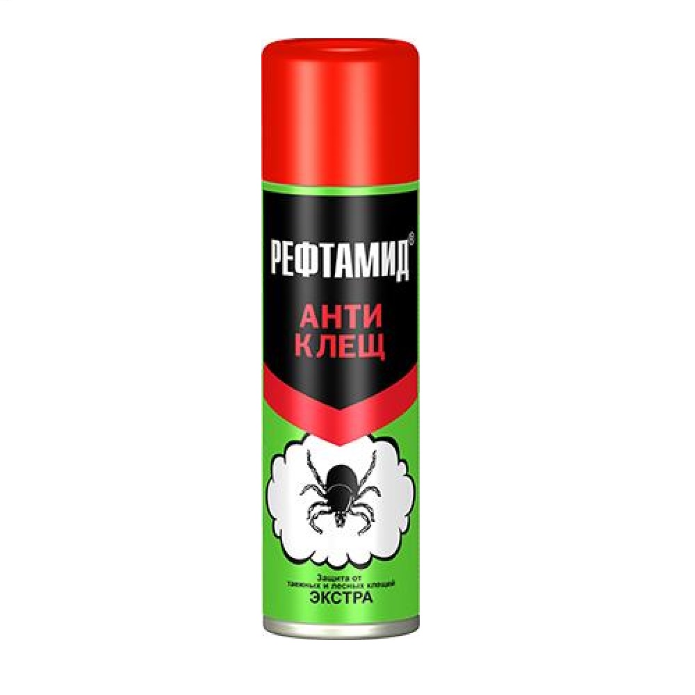Аэрозоль РЕФТАМИД от клещей Антиклещ 145мл/24