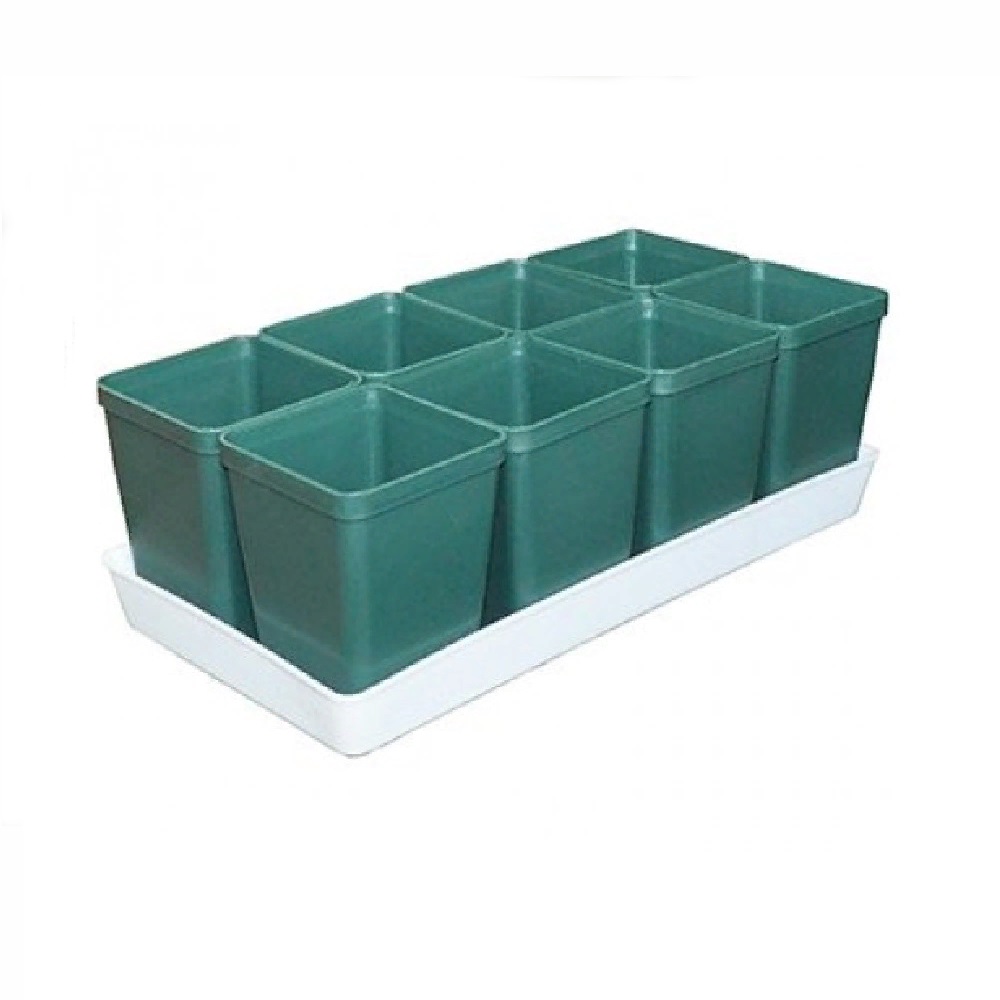 Ящик для рассады Квадро 8шт. 0,6л  /2/10