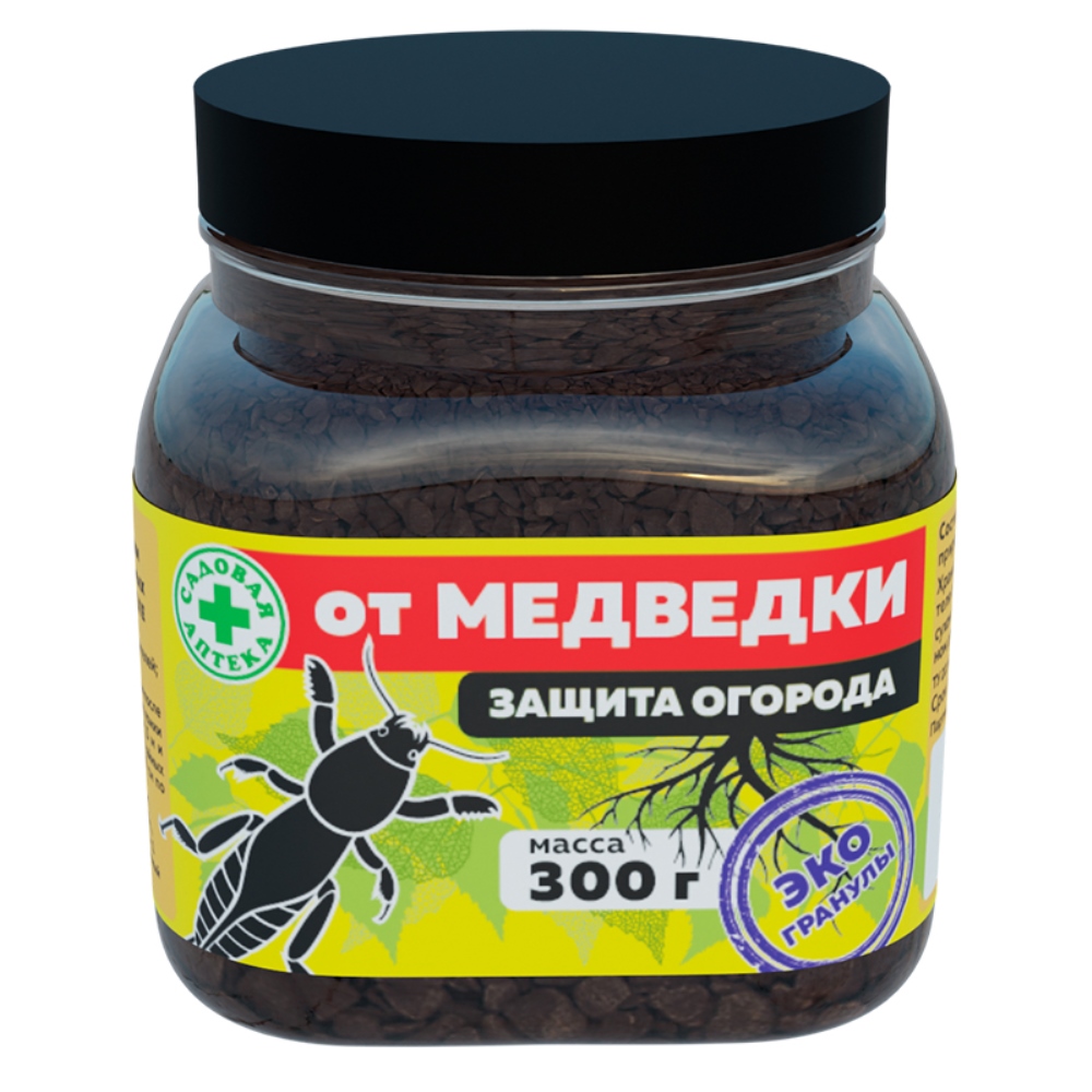 Гранулы от медведки Деготь древесный ЭКО 300гр/15