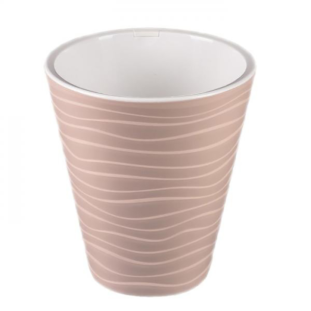 Горшок пластиковый  ВАЛЕНСИЯ  2л жемчуг /12