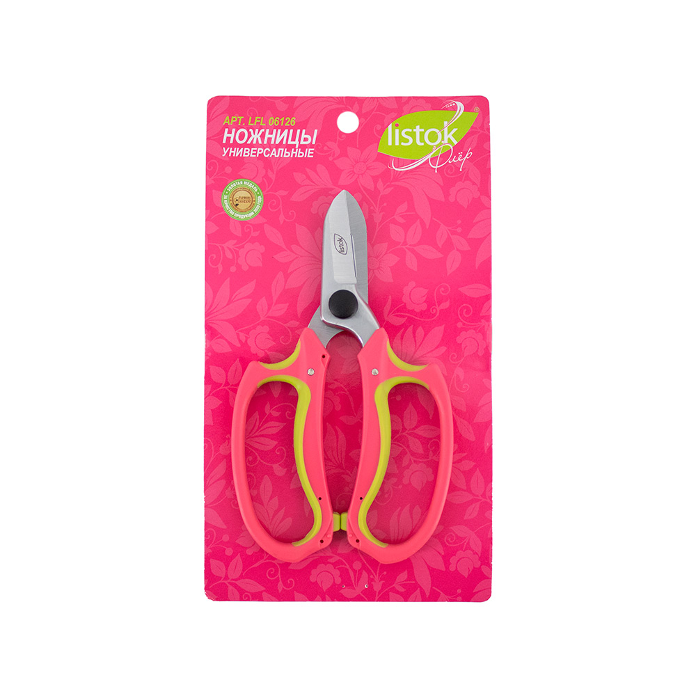 Ножницы LISTOK ФЛЁР универсальные  /72