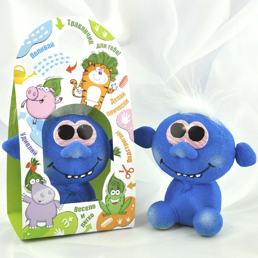 Травянчик ТРОЛЛЬ ГОЛУБОЙ  /1/18