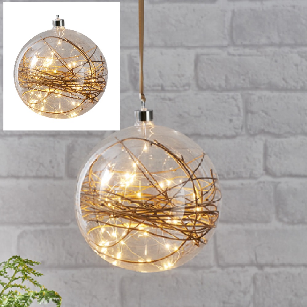 Гирлянда-шар GLOW 40 ламп LED 21х20 см прозрачный /1