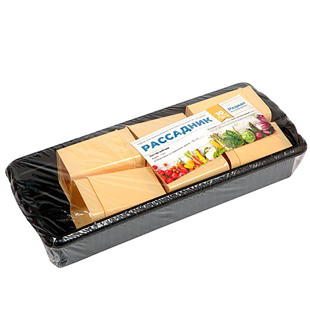 Ящик для рассады ДОМ И ДАЧА 10шт. 0,46л  /