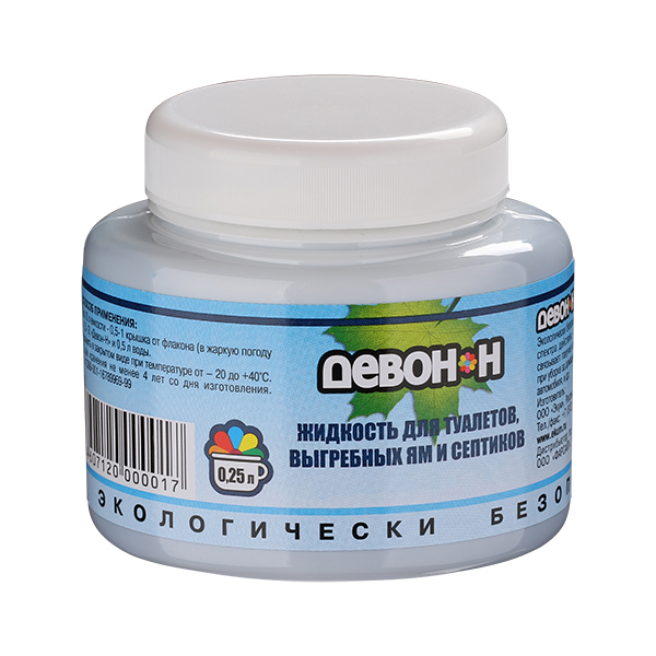 Жидкость ДЕВОН-Н д/биотуалетов, выгребных ям, септиков 0,25л/40