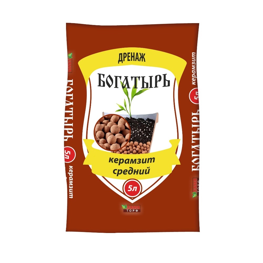 Керамзит средний "Богатырь дренаж" 5л  5/240
