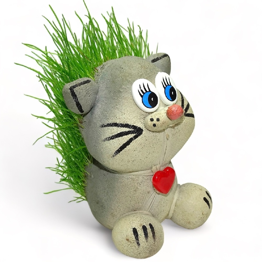 Травянчик КОТ СЕРЫЙ 1/18