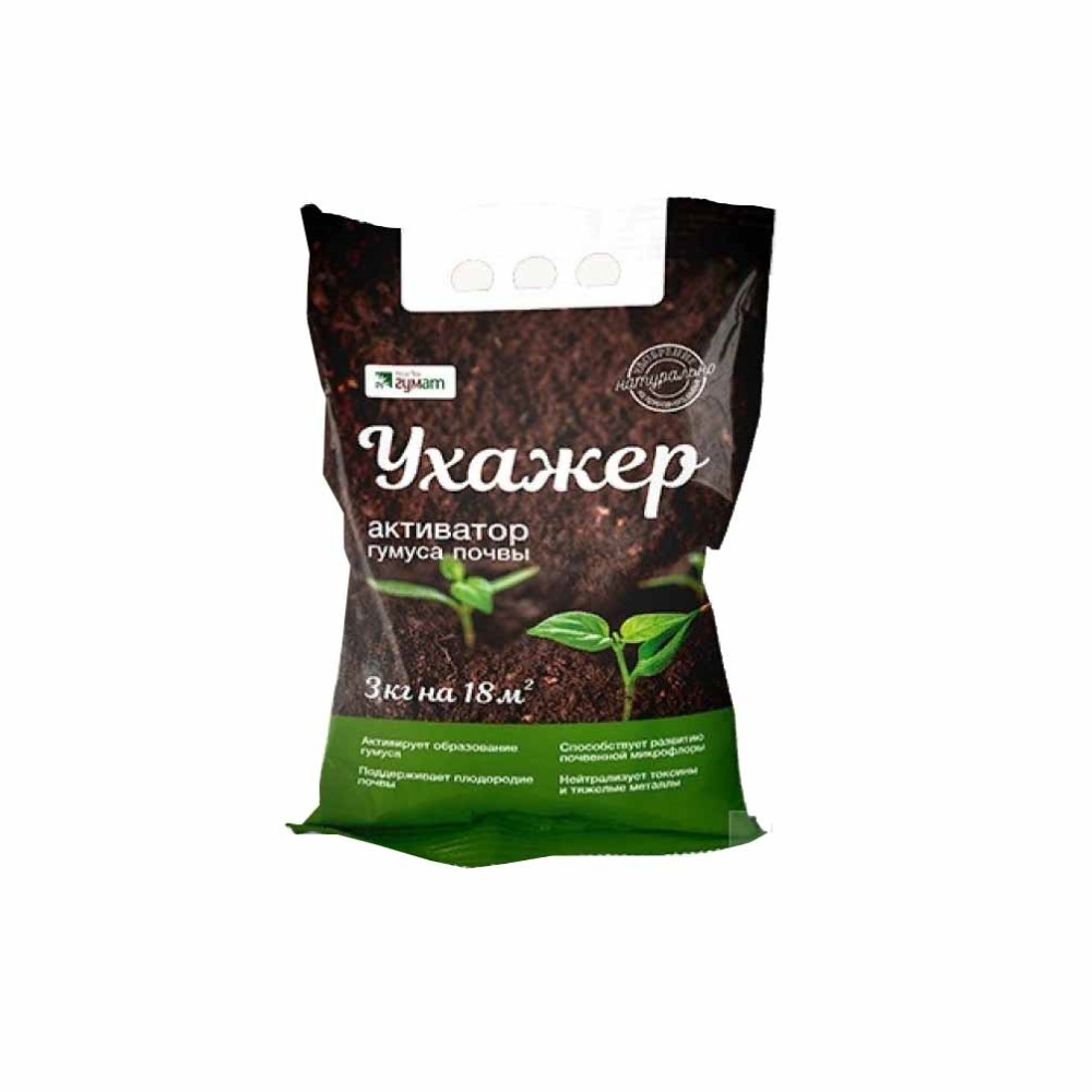 Активатор гумуса почвы "Ухажер" 3кг  /6шт