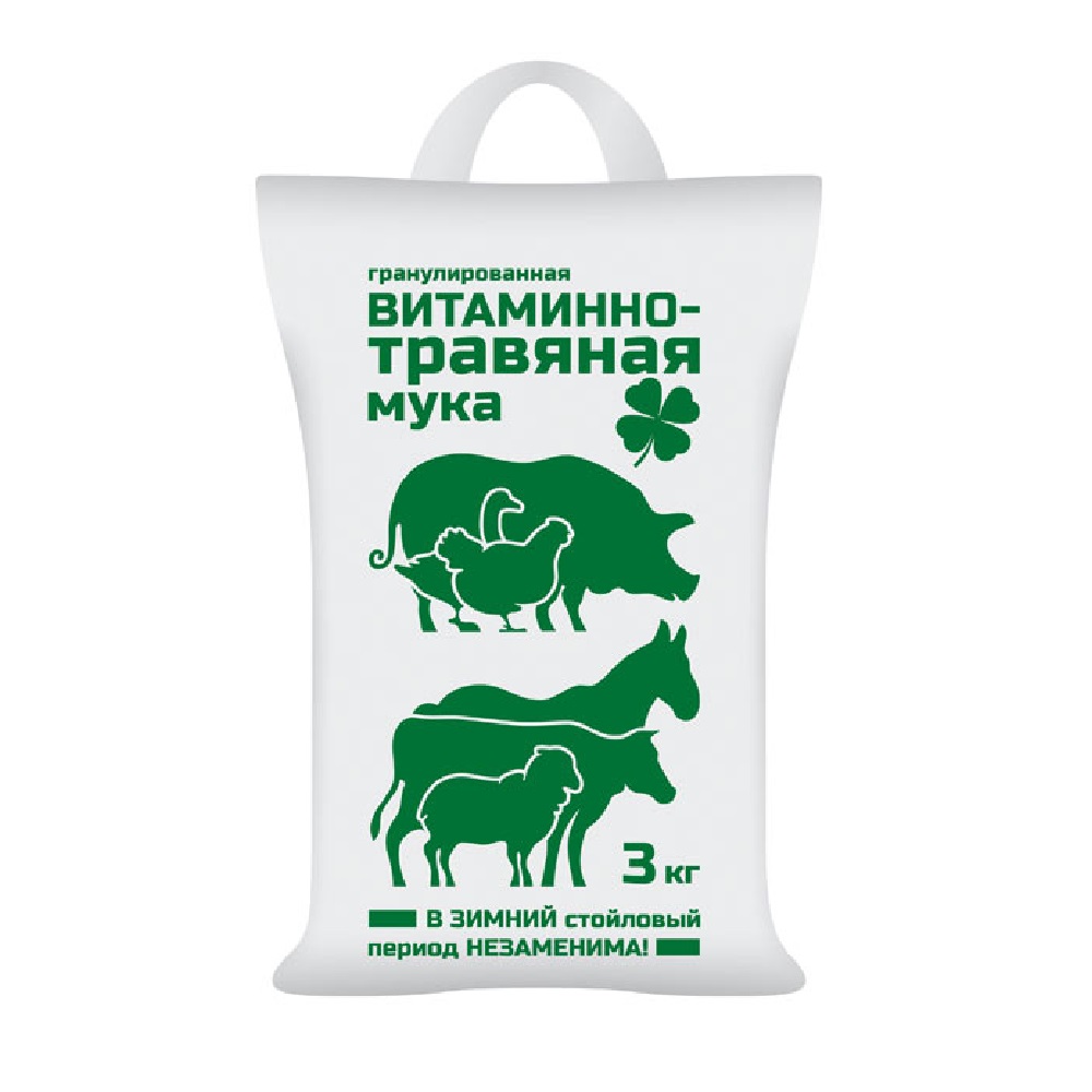Мука витаминно-травяная гранулированная ВХ 3кг/3
