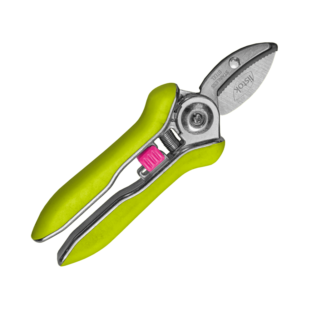 Секатор LISTOK ФЛЁР флористический с наковальней /10/100