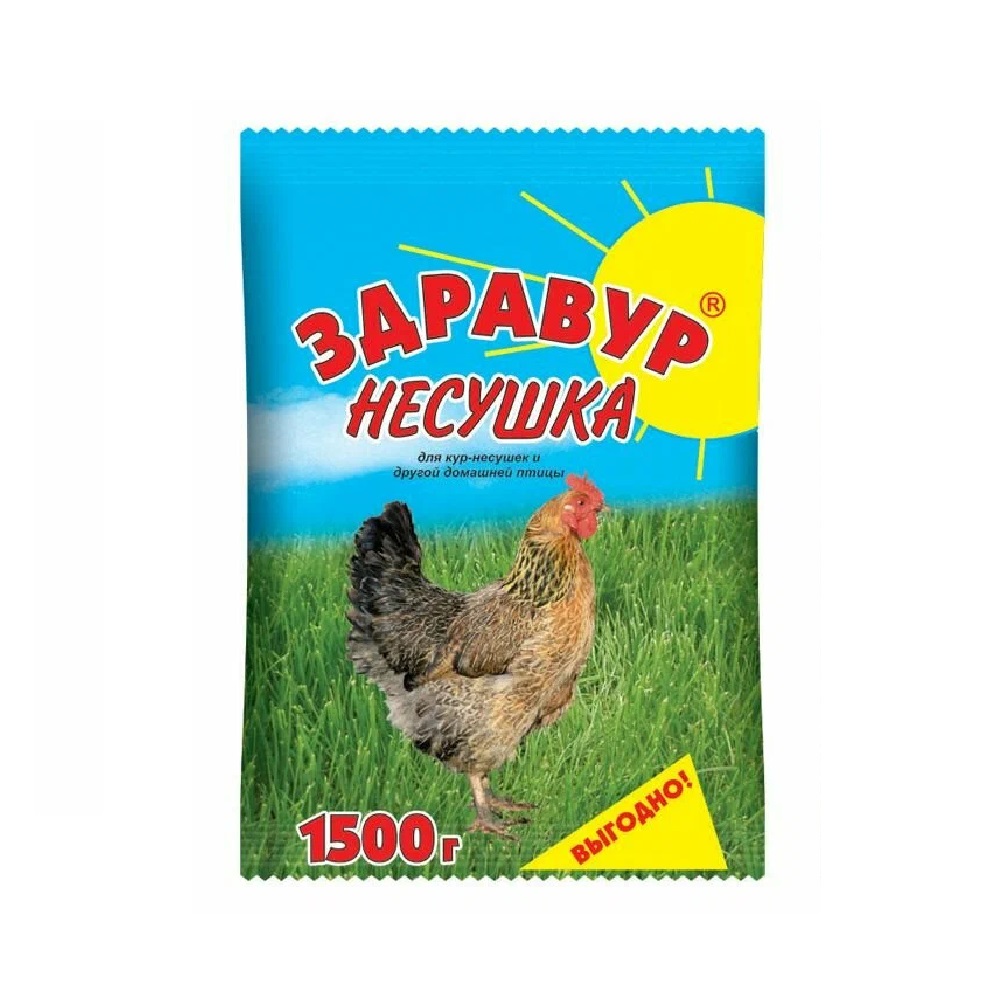 Премикс ЗДРАВУР НЕСУШКА ВХ 1.5кг/6