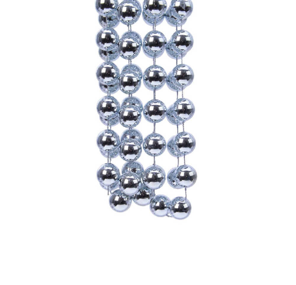 Бусы Рождественские XXL 2*2,7м голубые /24