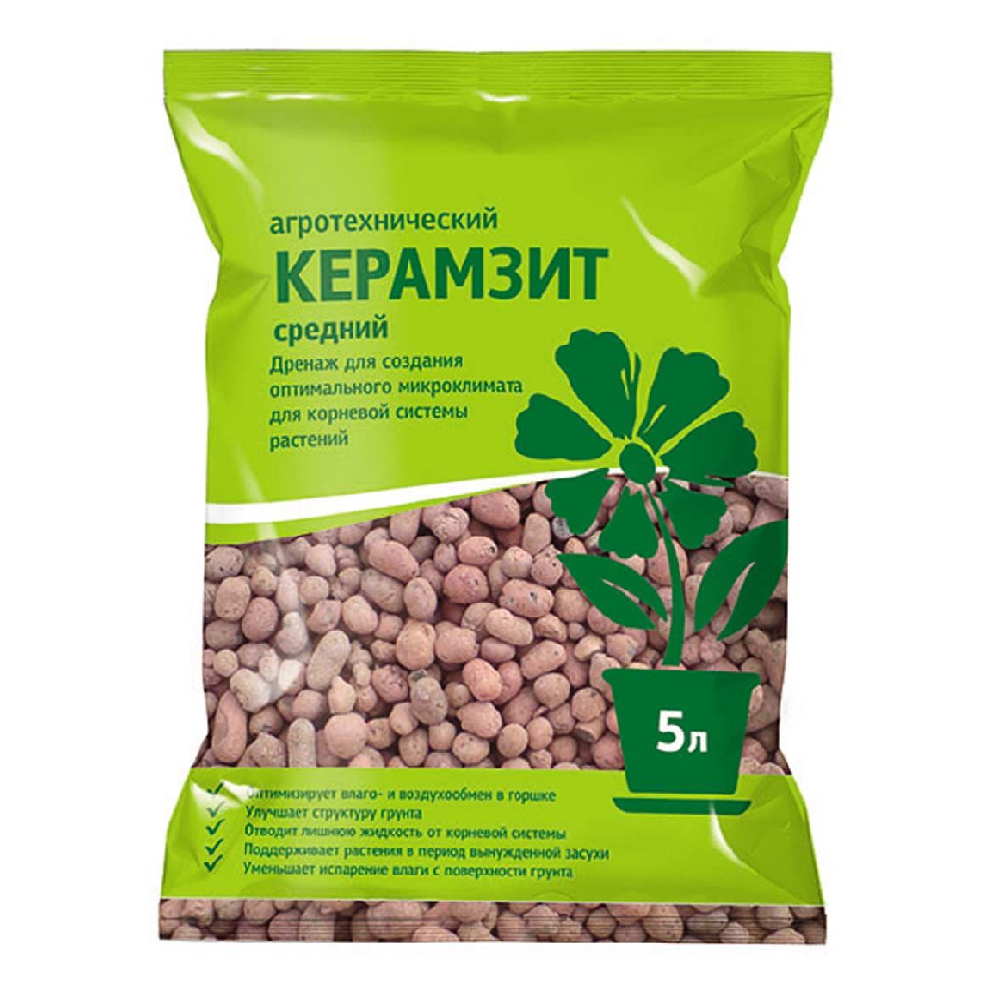 Керамзит средний 5л /10