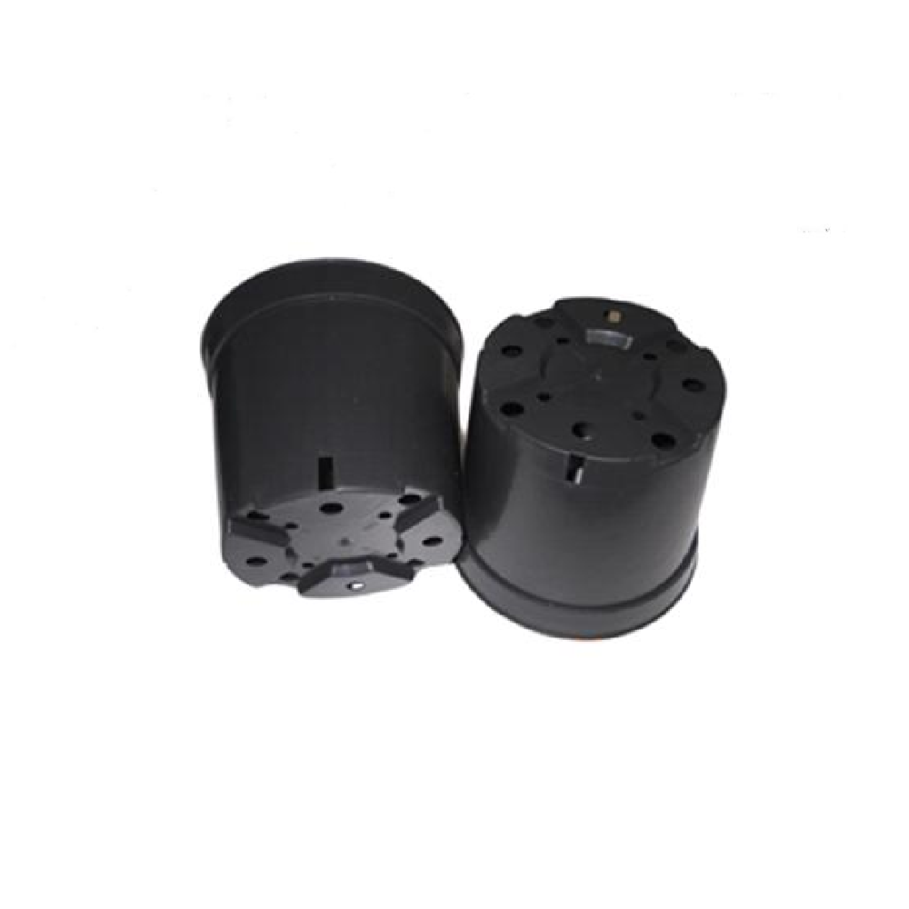 Горшок для рассады 1,5л черный круглый /1