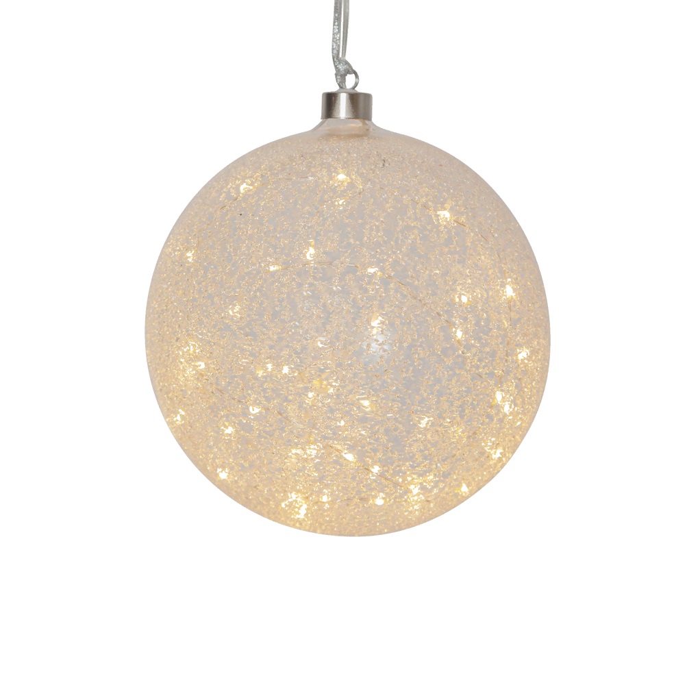 Гирлянда-шар GLOW SNOW 50 ламп LED 21х20 см морозное стекло /1