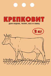 КРЕПКОВИТ д/коров, телят, коз, овец ВХ 2кг/5
