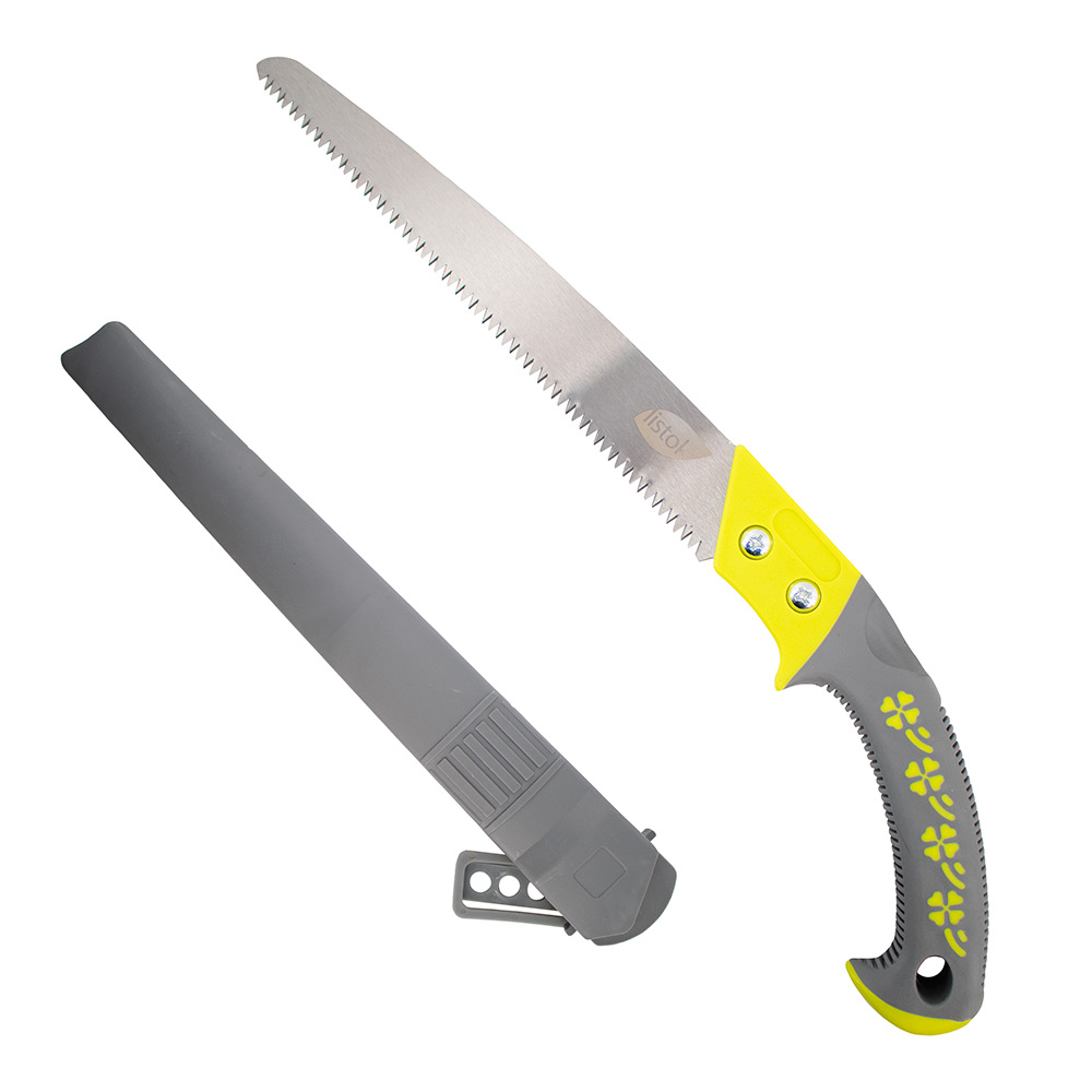 Пила LISTOK садовая для обрезки ветвей и сучьев в пластиковом чехле /24/28