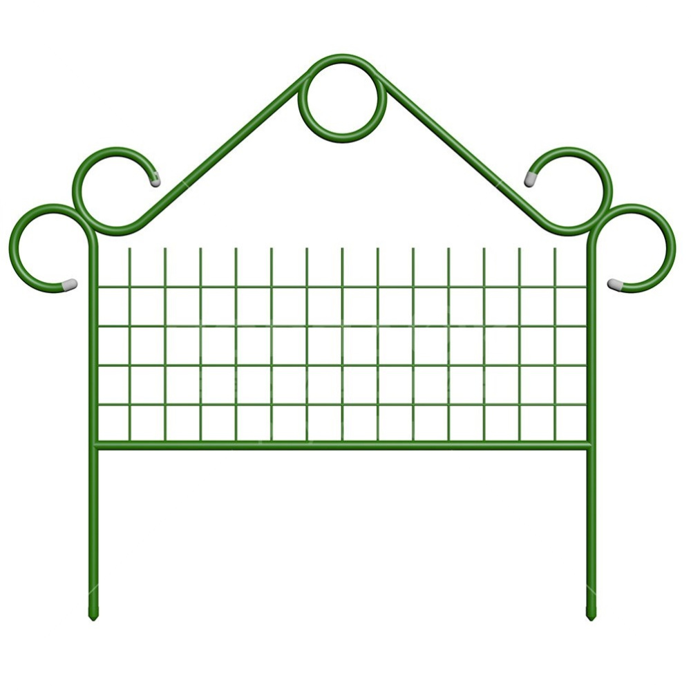 Заборчик декоративный  "Классический" металлический 4.5м/1