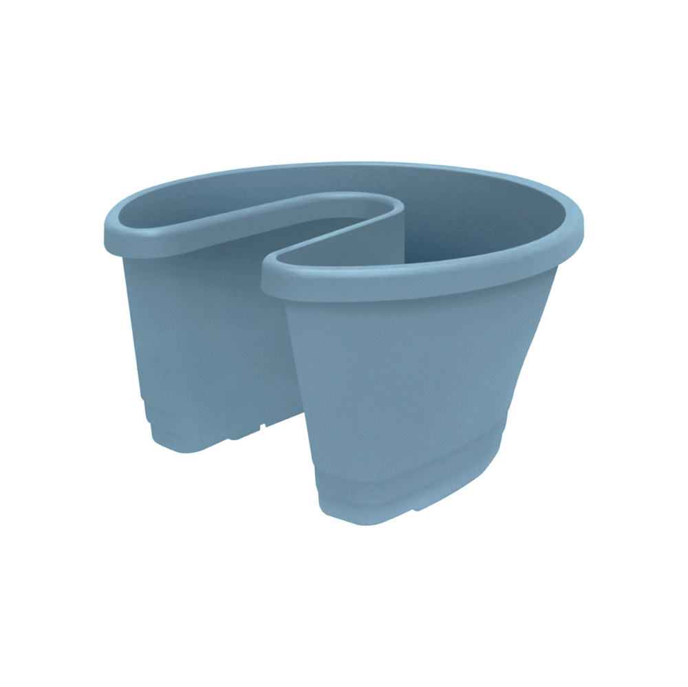 Горшок пластиковый КОРСИКА ДОР СТОППЕР ВИНТАЖ БЛУ  /1