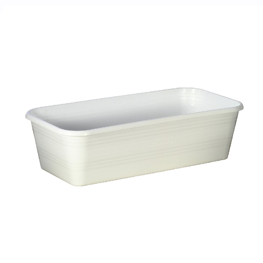 Ящик д/рассады белый декор 450  /30