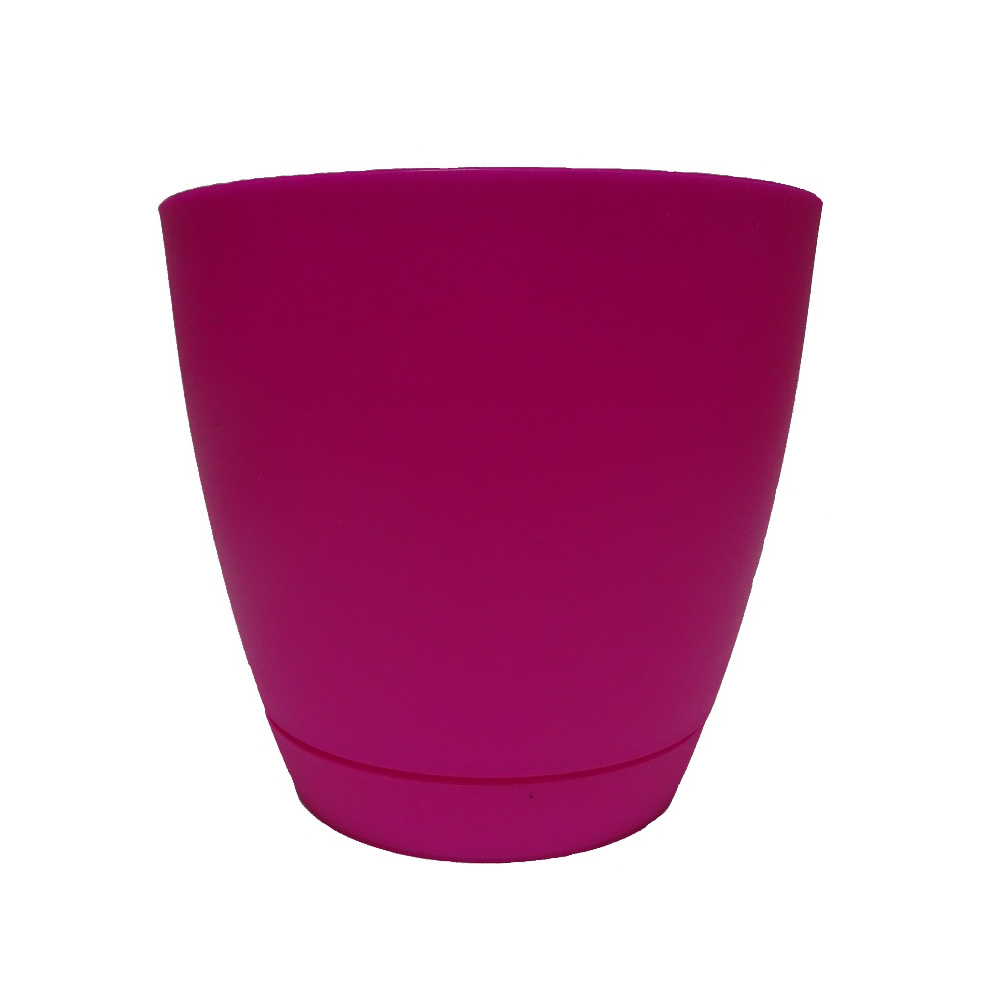 Горшок пластиковый  КАМЕЯ 1,4л фуксия /22