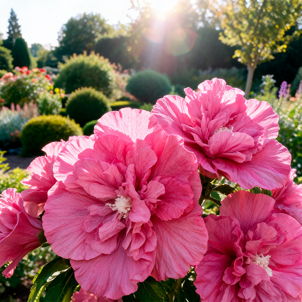 Гибискус сирийский Маджента Чиффон С5 1шт. /Hibiscus syriacus Magenta Chiffon