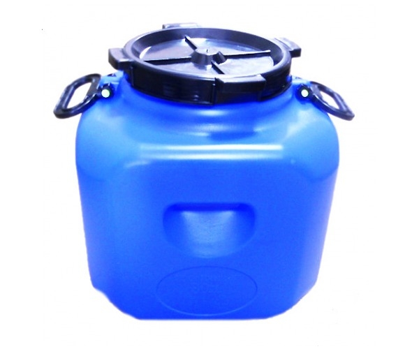 Бочка 30л квадратная цветная /3