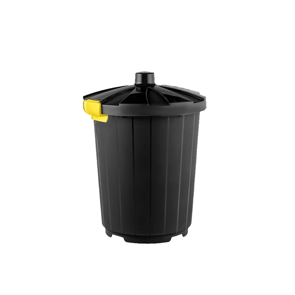 Бак с крышкой на колесах 105л (антрацит)/1