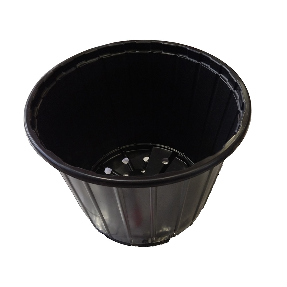 Горшок для рассады  15,0л  черный круглый /