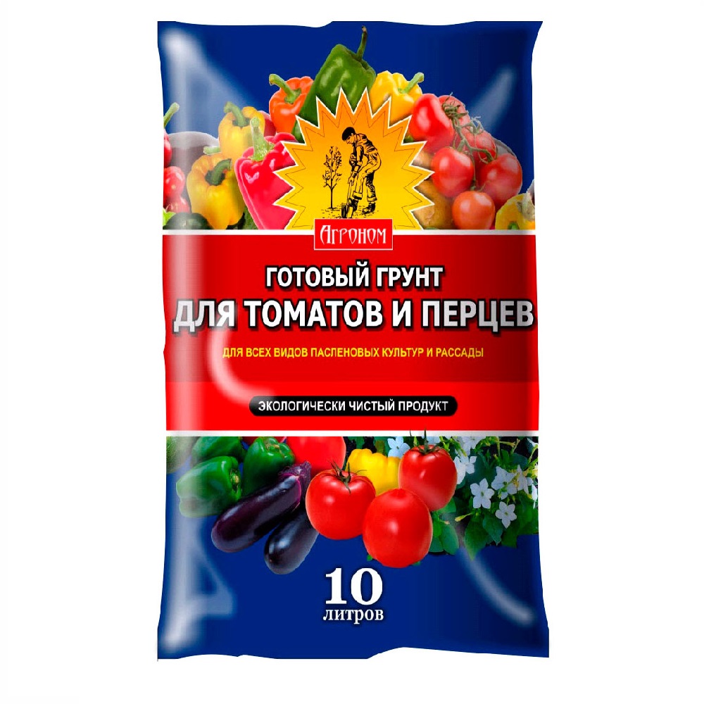 Грунт АГРОНОМ для томатов и перцев 10л  /5/240
