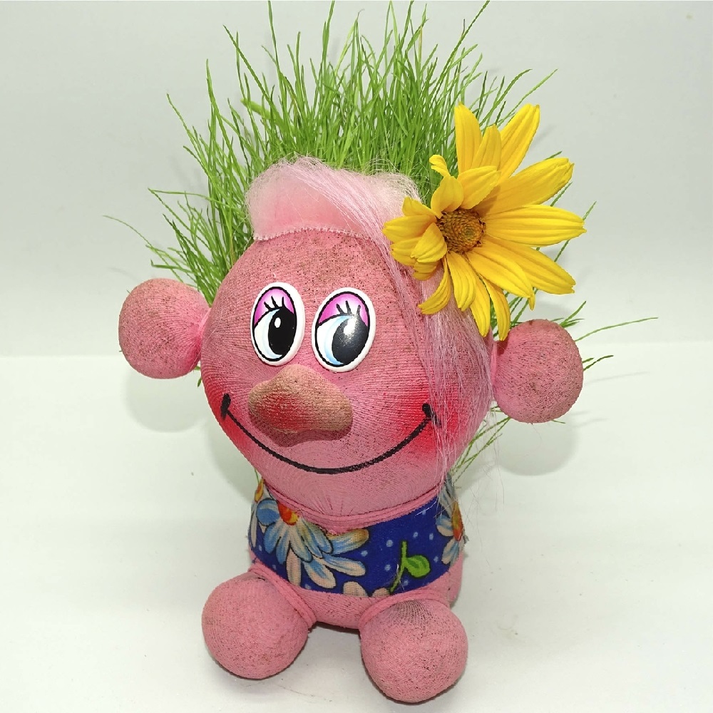 Травянчик ТРОЛЛЬ РОЗОВЫЙ  /1/18